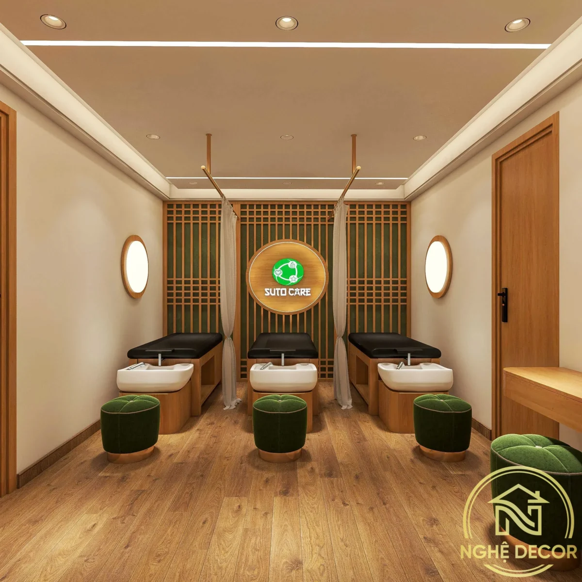 Thiết kế sảnh spa Suto Care dưỡng sinh gia đình – quận Tân Phú, Tp. Hồ Chí Minh – ảnh 5