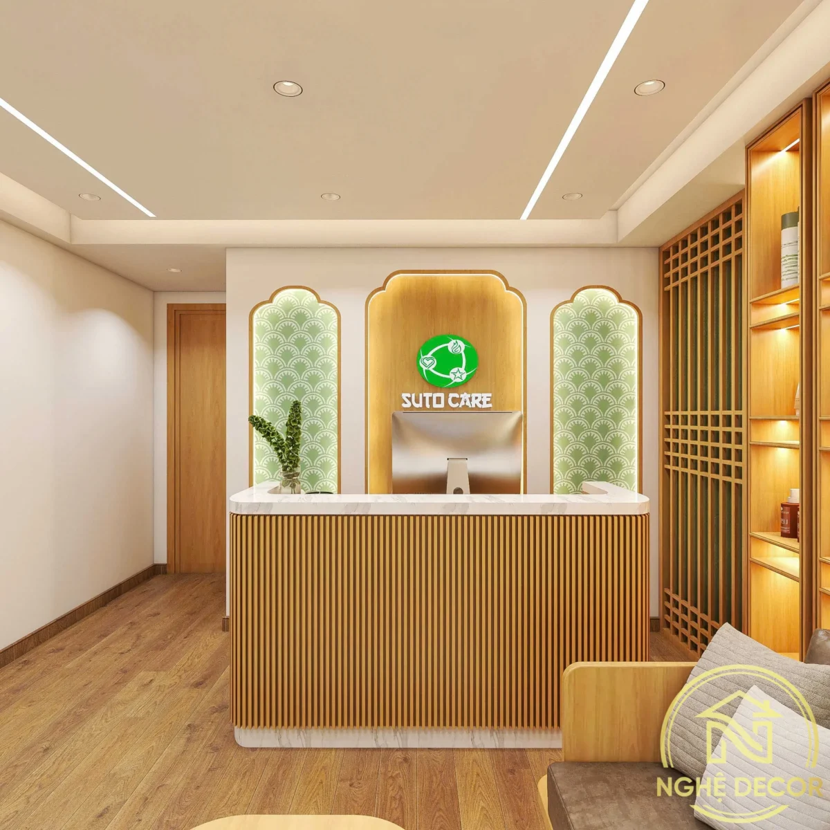 Thiết kế sảnh spa Suto Care dưỡng sinh gia đình – quận Tân Phú, Tp. Hồ Chí Minh – ảnh 11
