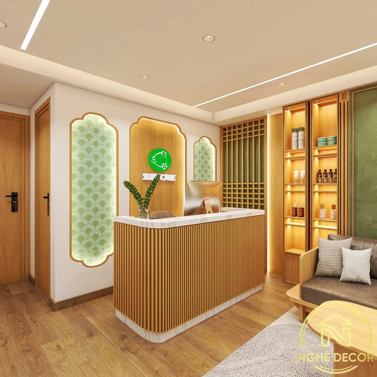 Thiết kế sảnh spa Suto Care dưỡng sinh gia đình – quận Tân Phú, Tp. Hồ Chí Minh – ảnh 14