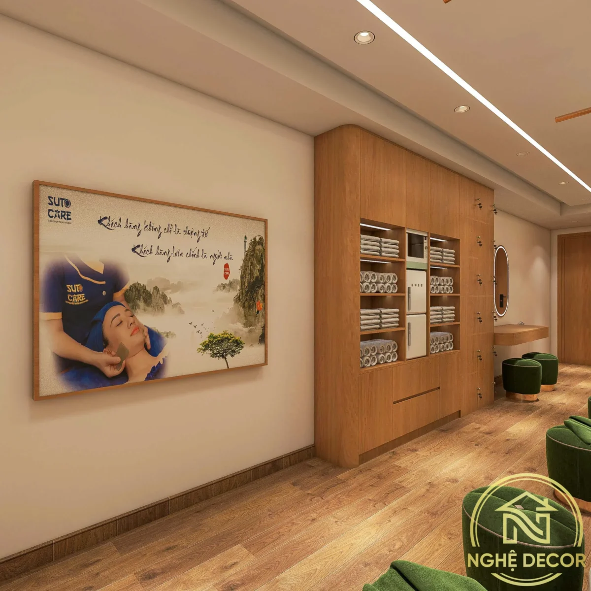 Thiết kế sảnh spa Suto Care dưỡng sinh gia đình – quận Tân Phú, Tp. Hồ Chí Minh – ảnh 22
