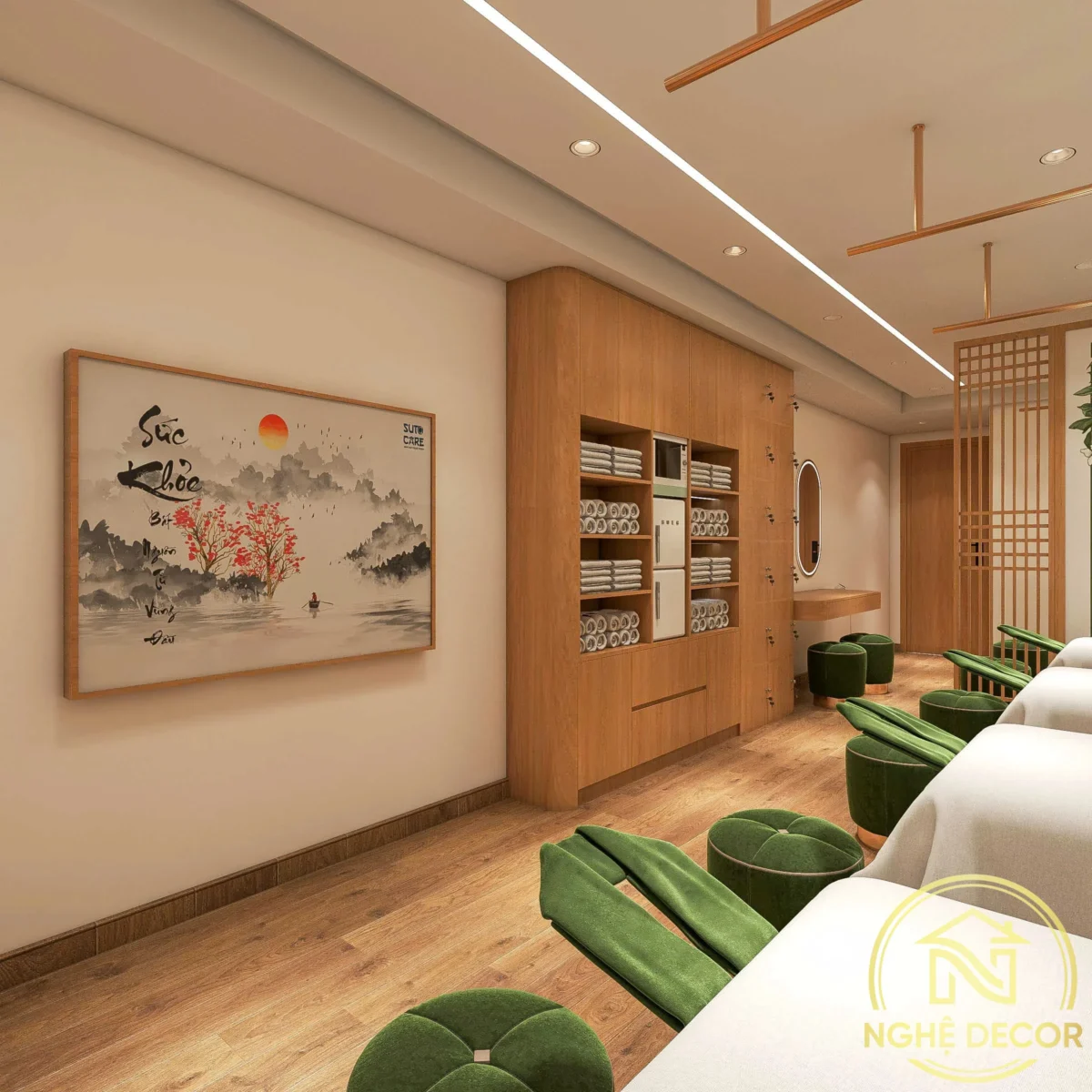 Thiết kế sảnh spa Suto Care dưỡng sinh gia đình – quận Tân Phú, Tp. Hồ Chí Minh – ảnh 23